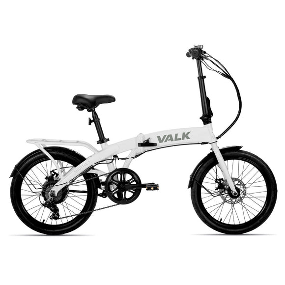 NNEMB 2023 Shuttle 5 Electric Folding Bike-20 Tyres-Shimano 7-Speed-White