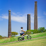 NNEMB 2023 Shuttle 5 Electric Folding Bike-20 Tyres-Shimano 7-Speed-White