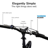 NNEMB 2023 Shuttle 5 Electric Folding Bike-20 Tyres-Shimano 7-Speed-White