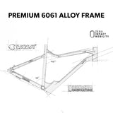 NNEMB 2023 MX7 Electric Bike Medium frame Mountain ebike-Black