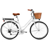 NNEMB 2023 Laneway 5 Vintage Electric Bike-Torque Sensor equipped eBike-Medium-White