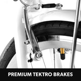 NNEMB 2023 Laneway 5 Vintage Electric Bike-Torque Sensor equipped eBike-Medium-White