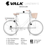 NNEMB 2023 Laneway 5 Vintage Electric Bike-Torque Sensor equipped eBike-Medium-White