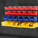 NNEDSZ Bin Wall Mounted Rack Storage Tools Steel Board Organiser Work Bench Garage