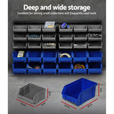 NNEDSZ 30 Bin Wall Mounted Rack Storage Organiser