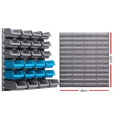 NNEDSZ 44 Bin Wall Mounted Rack Storage Organiser