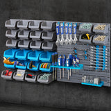 NNEDSZ 44 Bin Wall Mounted Rack Storage Organiser