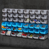 NNEDSZ 48 Bin Wall Mounted Rack Storage Organiser