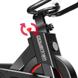 NNEDPE Powertrain IS-500 Heavy-Duty Exercise Spin Bike Electroplated - Black