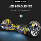 NNEMB Gen III Hoverboard Scooter 6.5 Wheels-Colour LED Lighting-Carry Bag-Hiphop design