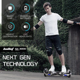 NNEMB Gen III Hoverboard Scooter 6.5 Wheels-Colour LED Lighting-Carry Bag-Camo Grey