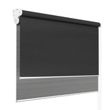 NNEDSZ Blinds Blockout Blackout Curtains Window Double Dual Shades 1.8X2.1M GRDR