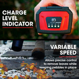 NNEMB 40V Electric Cordless Leaf Blower Kit with Battery and Charger