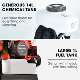 NNEMB Backpack 2-Stroke Petrol Powered Chemical Sprayer Fogger Mister Blower