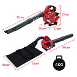NNEMB Petrol Hand-Held 3-in-1 Leaf Blower Vacuum Mulcher