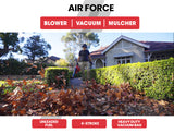 NNEMB Petrol Leaf Blower Vacuum 4 Stroke-Vac Garden Commercial Hand Outdoor