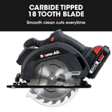 NNEMB CS3 20V SYNC Cordless Circular Saw with Battery and Fast Charger Kit