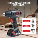 NNEMB HG3 20V SYNC Cordless Power Heat Gun-with Battery and Fast Charger Kit