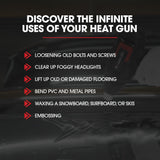 NNEMB HG3 20V SYNC Cordless Power Heat Gun-with Battery and Fast Charger Kit