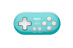 NNEKG 8BitDo Zero 2 Bluetooth Gamepad Turquoise Edition