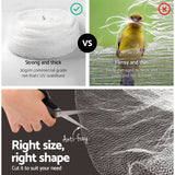 NNEDSZ Bird Netting Net Anti Pest Commercial Fruit Trees Plant 10x10m 30GSM White