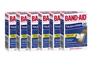 NNEKG Band Aid Tough Strips Regular 20 Pack of 6