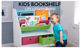 NNEDPE Kids Children Bookcase/ Toy Bins