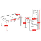NNEDPE Kids Activity Table Chair Set