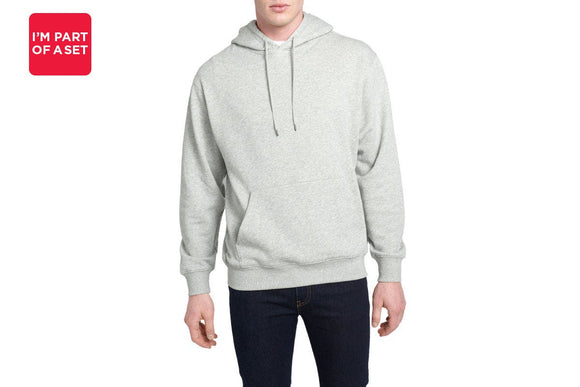 NNEKG Mens Originals Pullover Hoodie (Original Grey Marle Size XL)