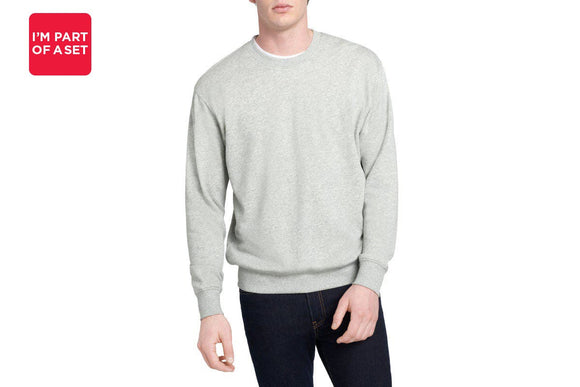 NNEKG Mens Terry Pullover (Original Grey Marle Size XL)