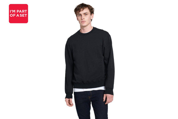 NNEKG Mens Terry Pullover (Nu Black Size 2XL)