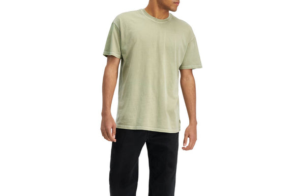 NNEKG Mens Originals Light Long line Crew Tee (Aloe Ha Size S)