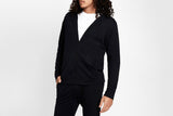 NNEKG Mens Terry Zip Hoodie (Black Size L)