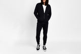 NNEKG Mens Terry Zip Hoodie (Black Size XL)
