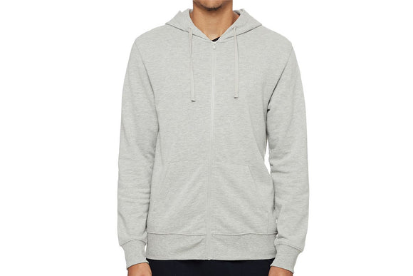 NNEKG Mens Terry Zip Hoodie (Shadow Marle Size XL)