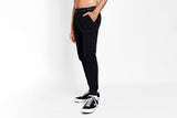 NNEKG Mens Terry Skinny Trackie (Black Size 2XL)