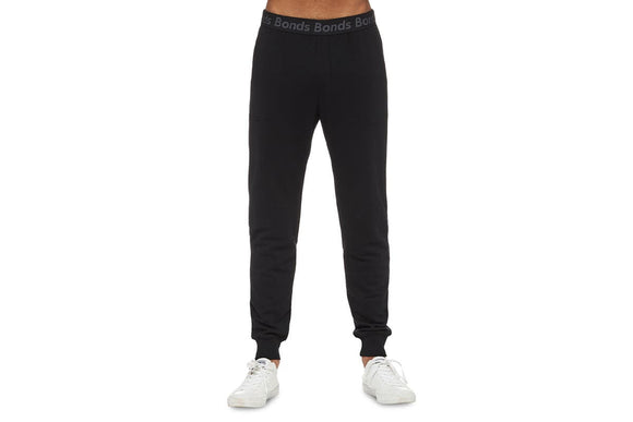 NNEKG Mens Terry Skinny Trackie (Black Size 2XL)