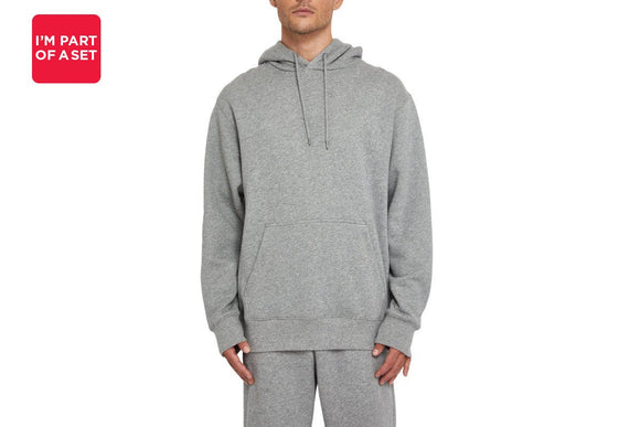NNEKG Mens Brushed Hoodie (Earl Grey Marle Size 2XL)