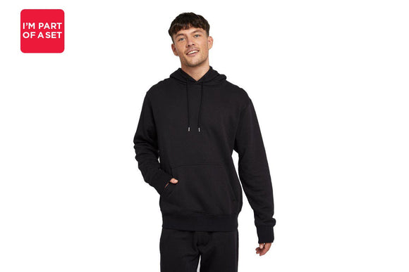NNEKG Mens Brushed Hoodie (Nu Black Size 2XL)