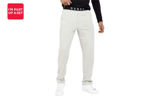 NNEKG Mens Straight Leg Trackies (Original Grey Marle Size S)