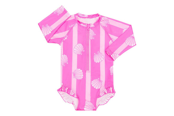 NNEKG Baby Frill Rashi One Piece (Print 1G1 Size 2)