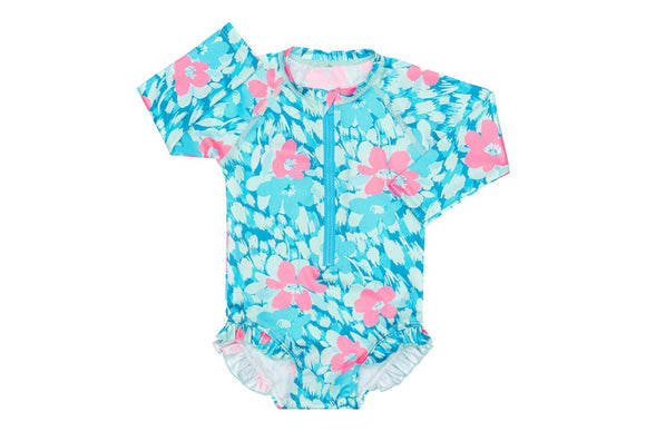 NNEKG Baby Frill Rashi One Piece (Print 1G2 Size 0)