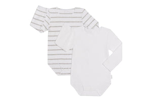 NNEKG Baby Rib Bodysuit 2 Pack (Print PK7 Size 0X5)