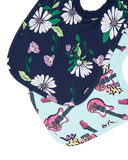 NNEKG Baby Print Tee Bib 2 Pack (Print 37K Size OS)
