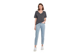 NNEKG Womens Light Scoop Tee (La Femme Nikita Size S)