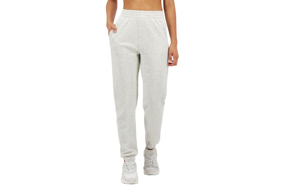 NNEKG Womens Fleece Joggers (Ivory Marle Size XL)