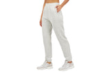 NNEKG Womens Fleece Joggers (Ivory Marle Size XL)