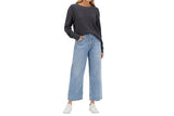 NNEKG Womens Long Sleeve Waffle Tee (La Femme Nikita Size XL)