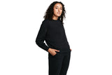 NNEKG Womens Pullover Hoodie (Nu Black Size S)