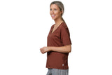 NNEKG Womens Light Scoop Tee (Desert Dusk Size XL)